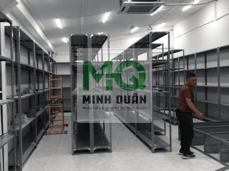 kệ sắt V lỗ 5 tầng