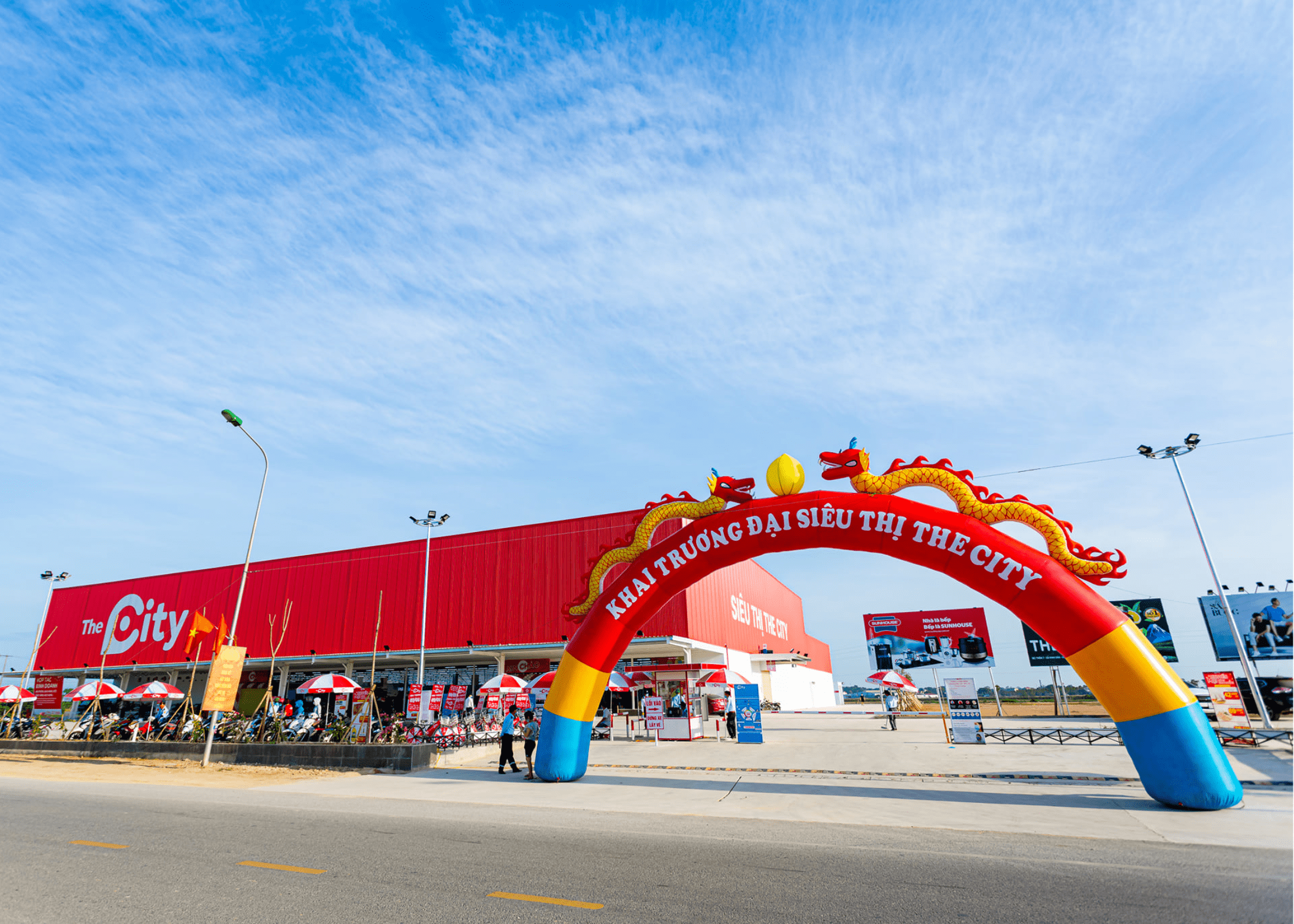 Dự án lắp đặt kệ siêu thị cho The City Thanh Hóa